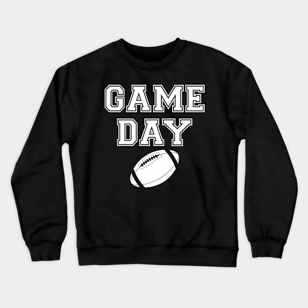 Game Day Football Crewneck Sweatshirt by Work Memes